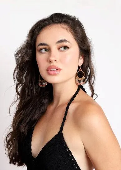 Sm Thai Round Chandelier Earrings