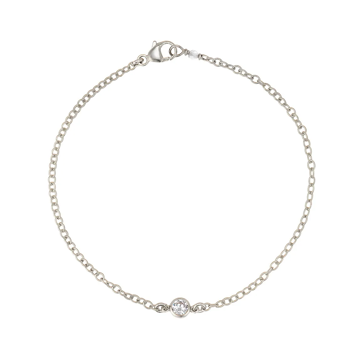 Solitaire Diamond CZ Bracelet