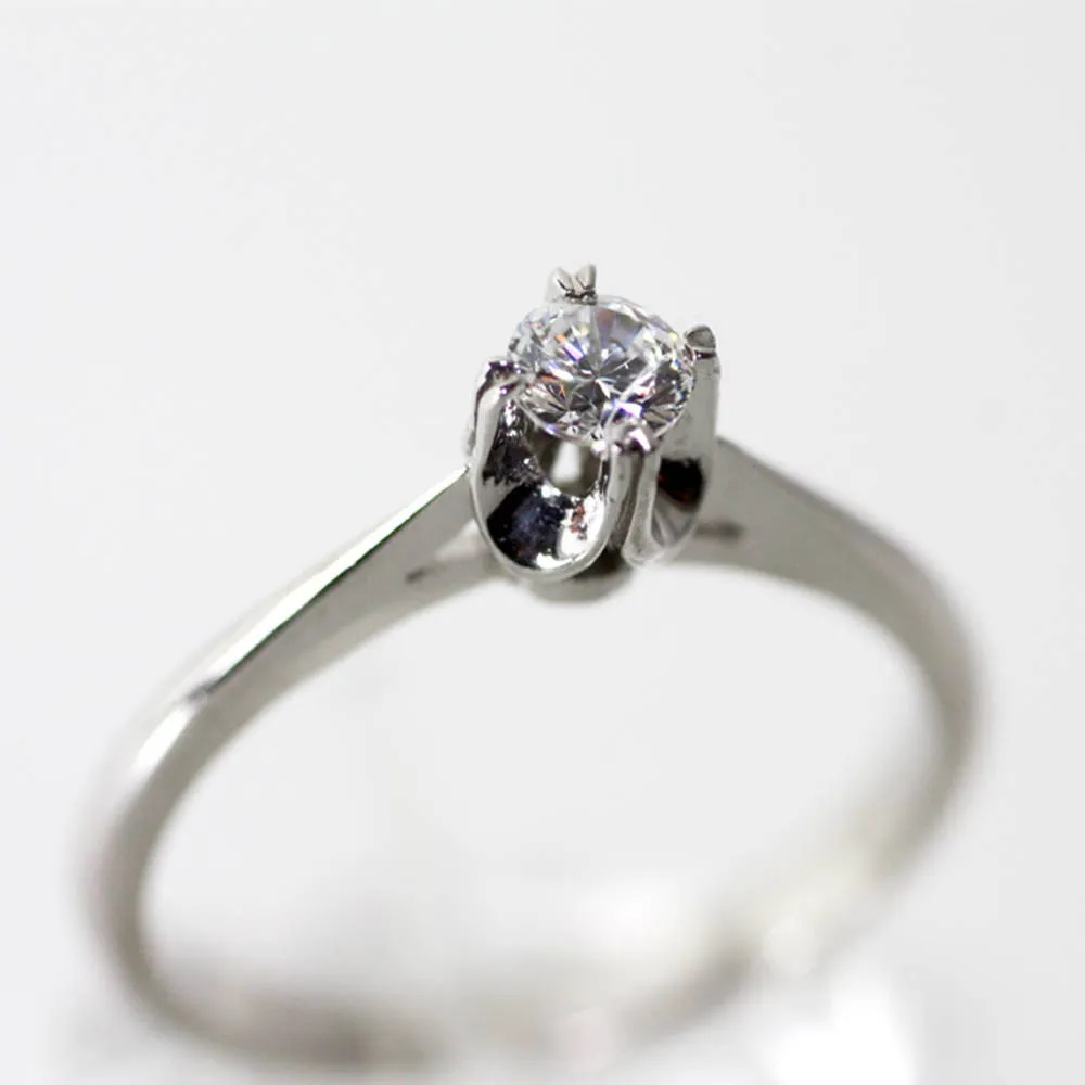 Solitaire Diamond Engagement Ring