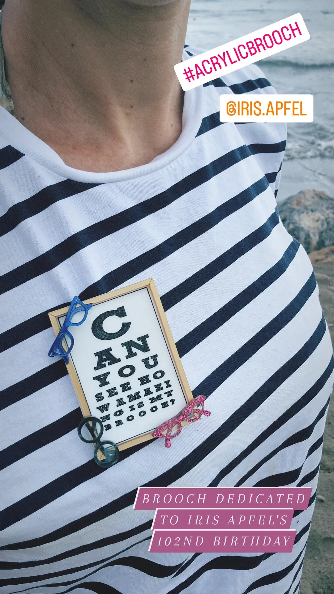 Spilla "Can you see how amazing is my brooch?"