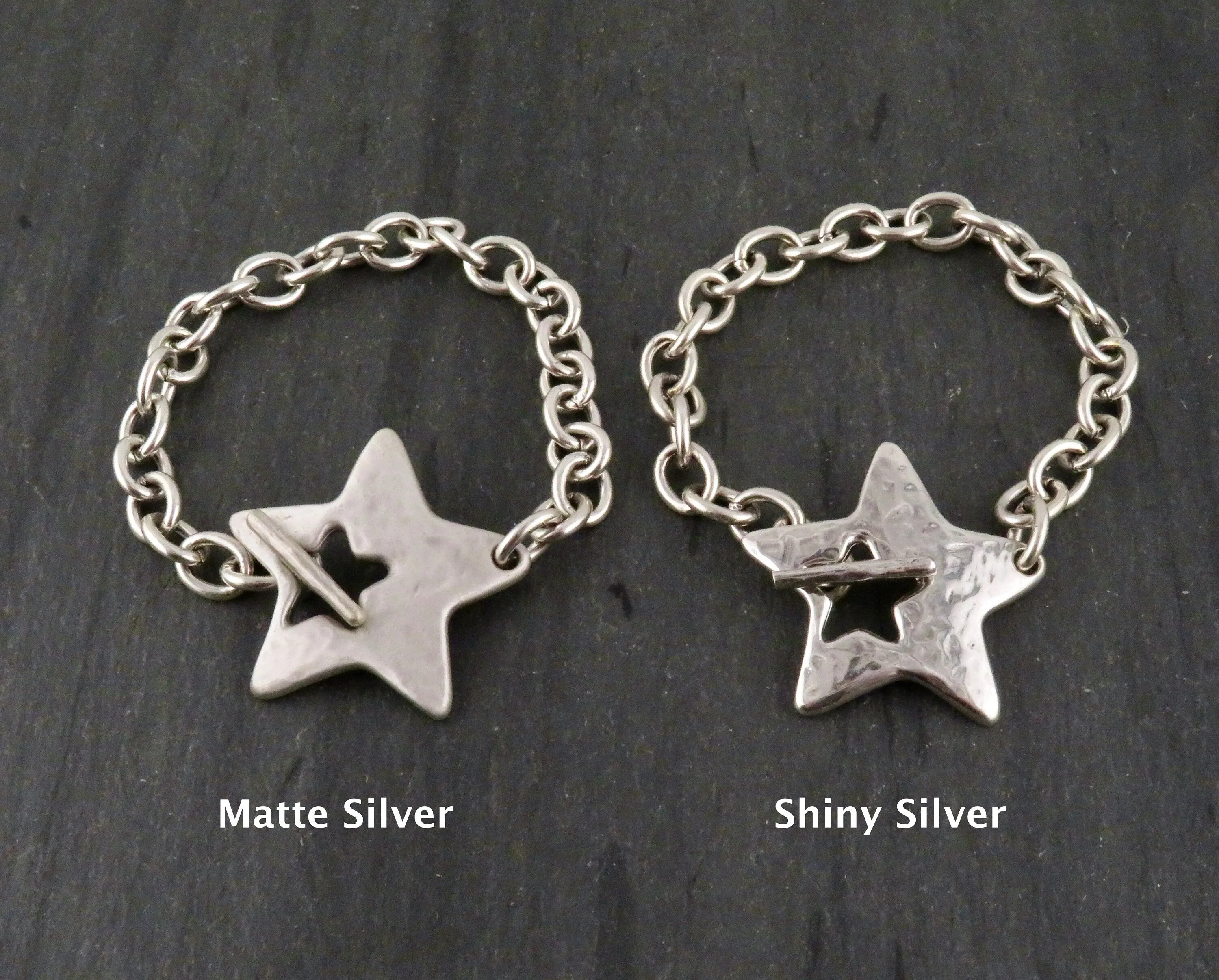 'Star in Front' Bracelet - Silver