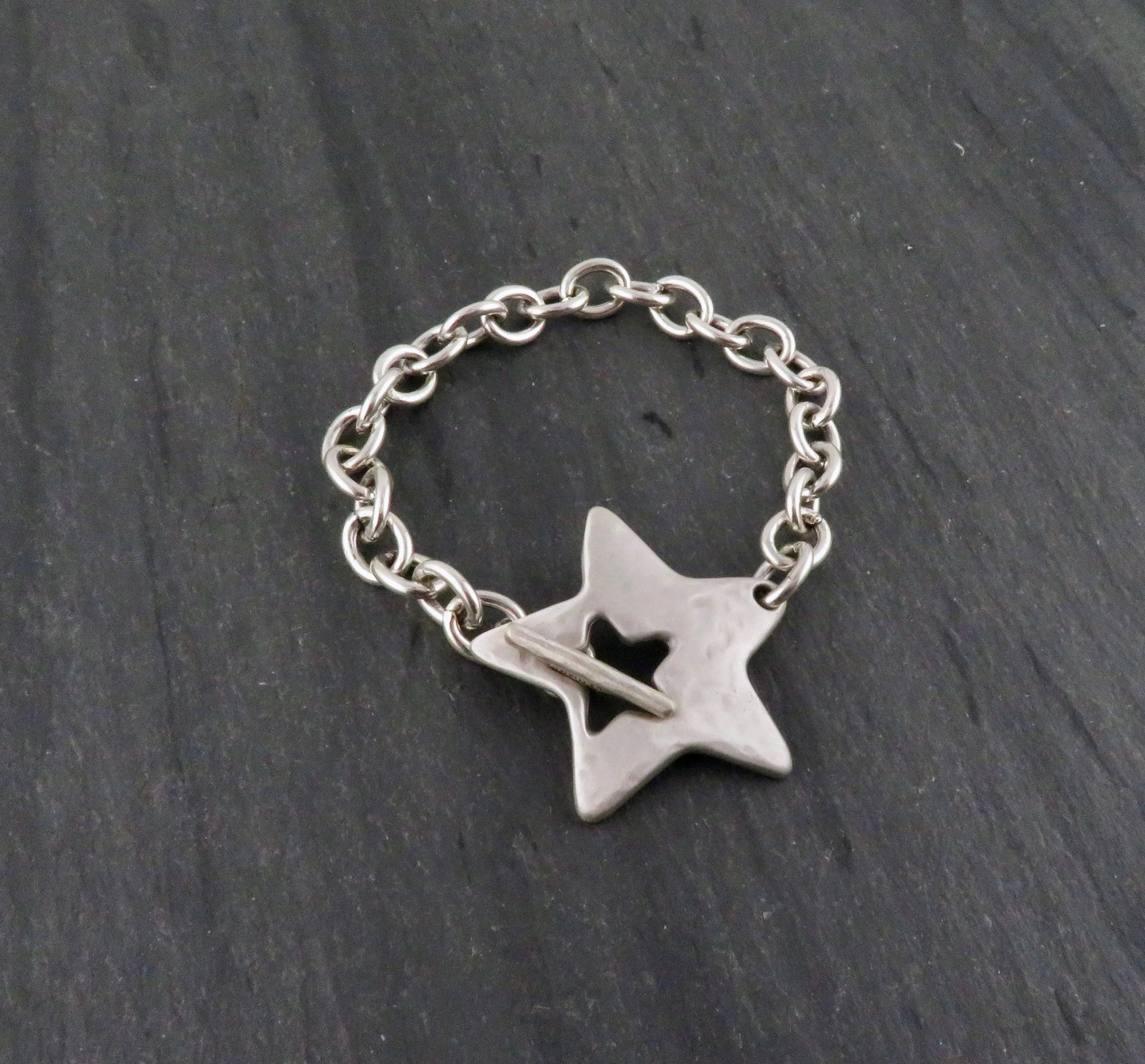 'Star in Front' Bracelet - Silver