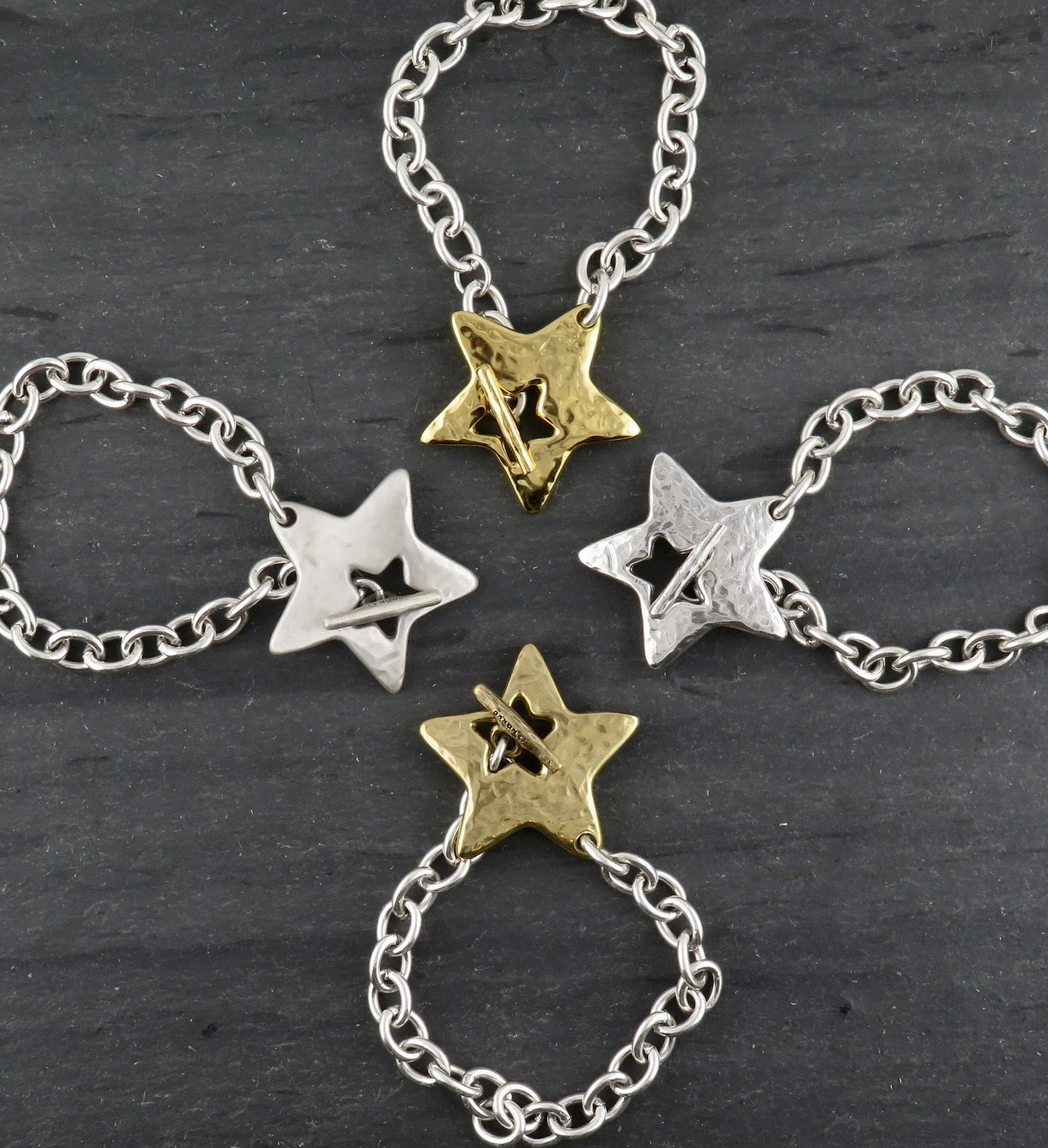 'Star in Front' Bracelet - Silver