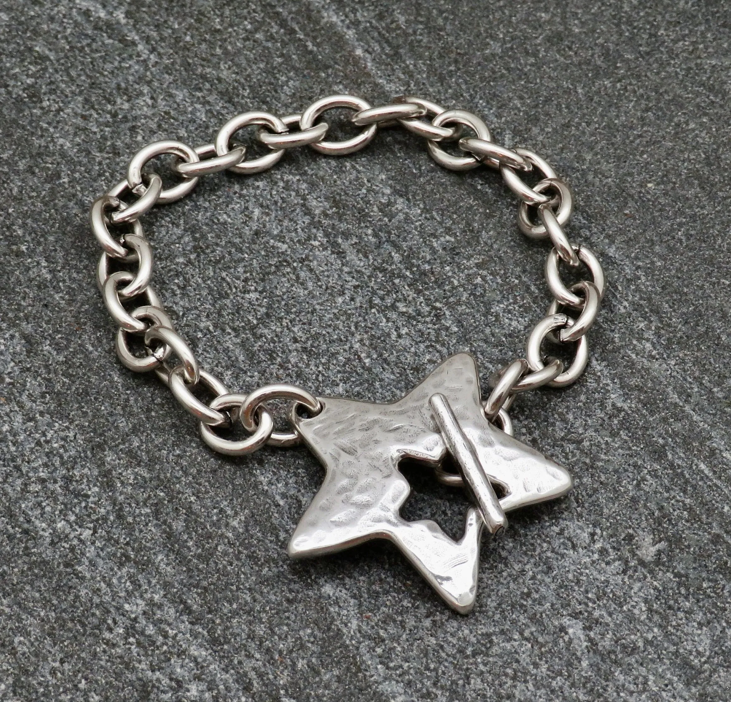 'Star in Front' Bracelet - Silver