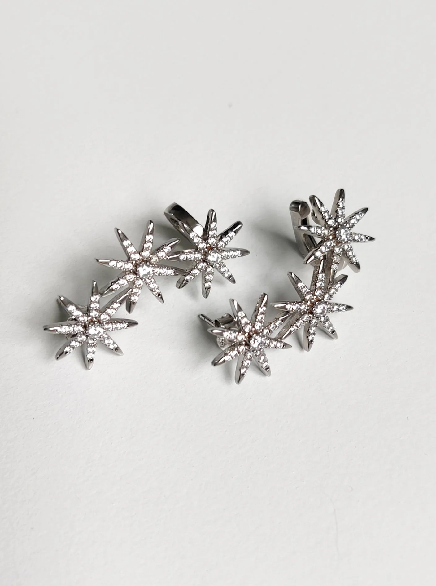 Starry Starry Night Silver Earrings