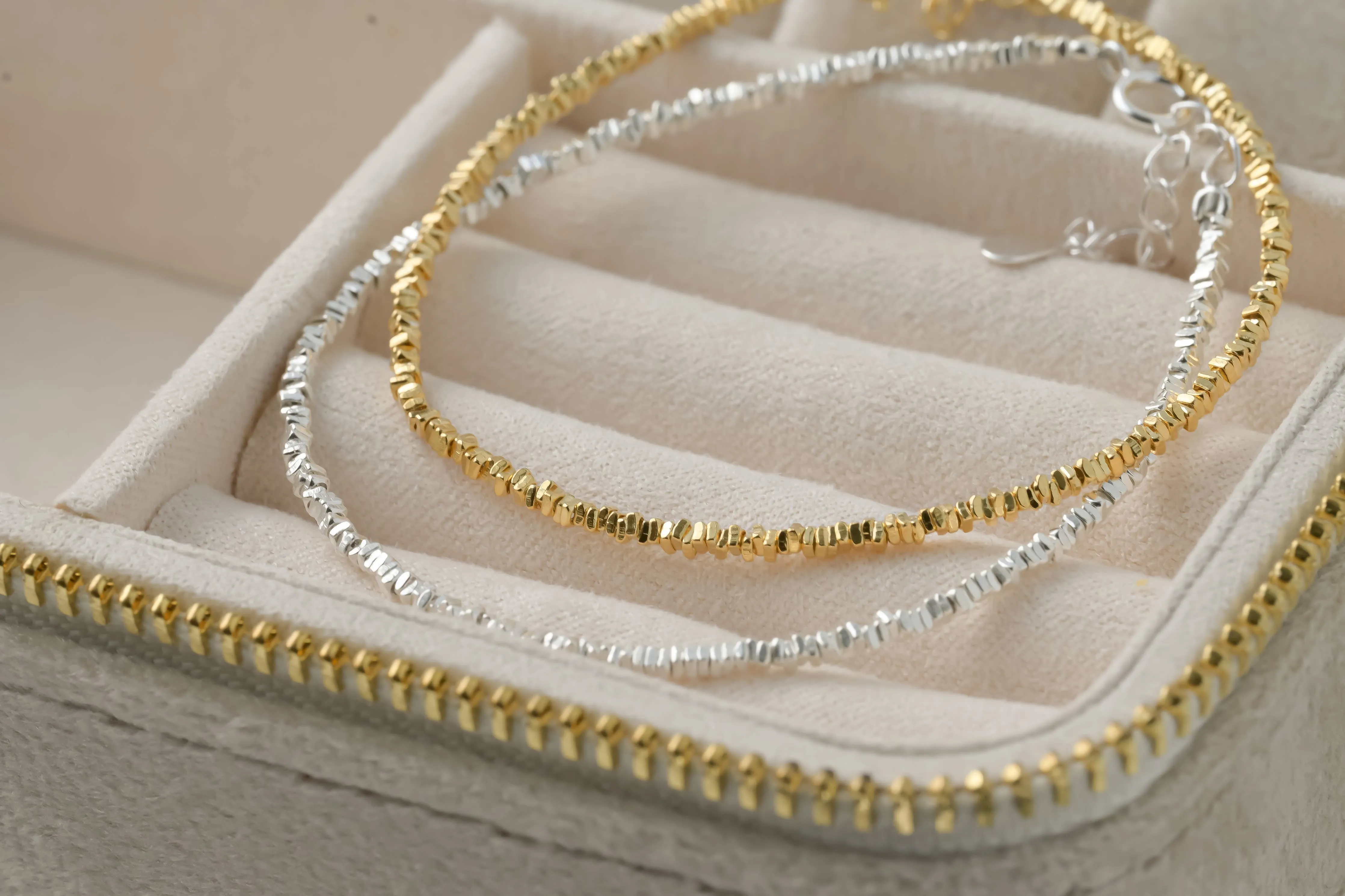 Sterling Silver Bead Bracelet