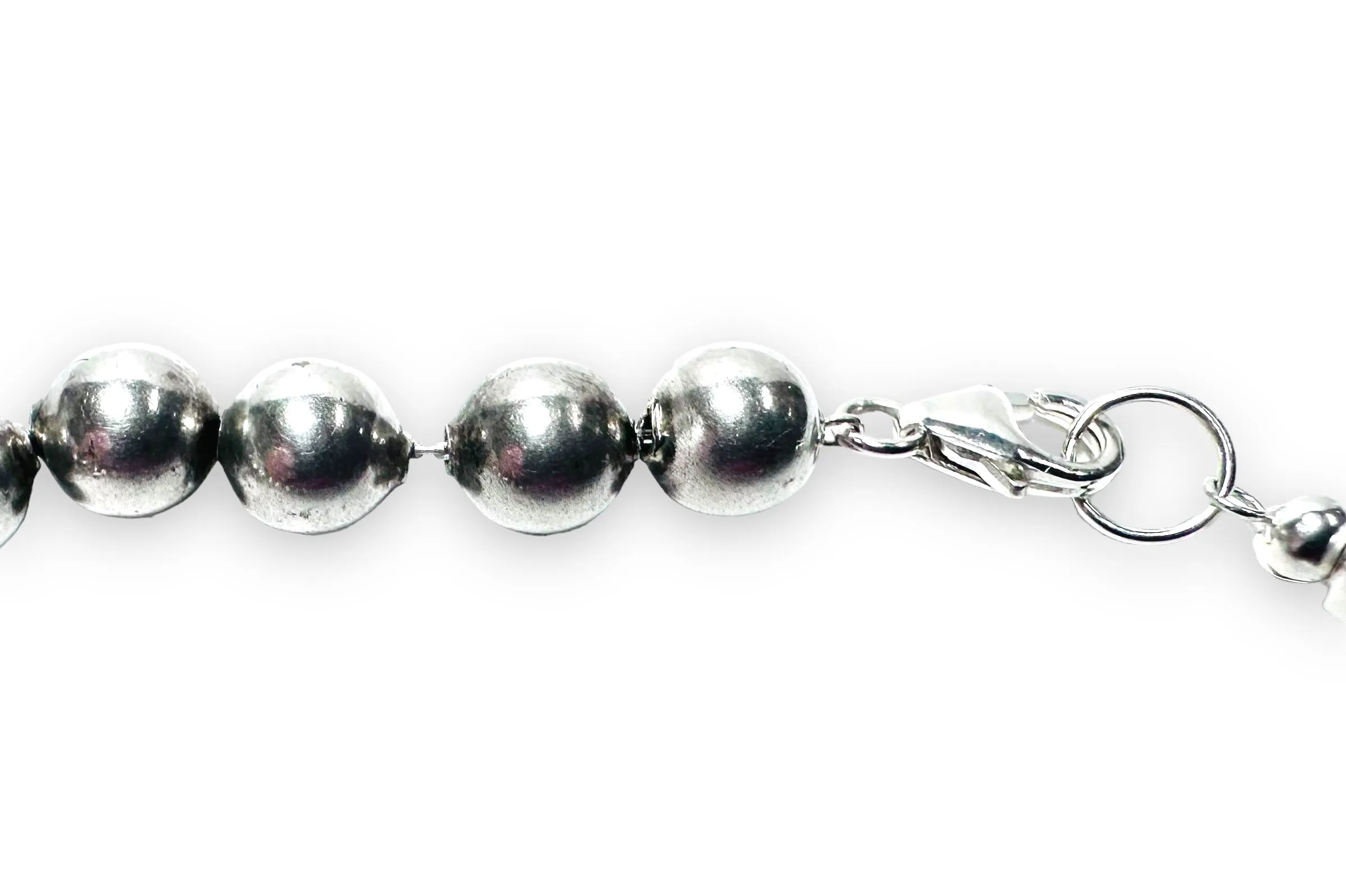 Sterling Silver Beaded Bracelet