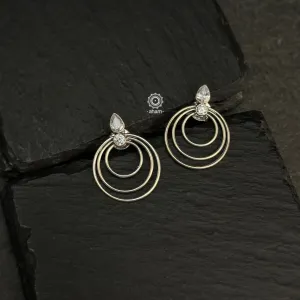 Summer Love Zircon Stone Silver Earring