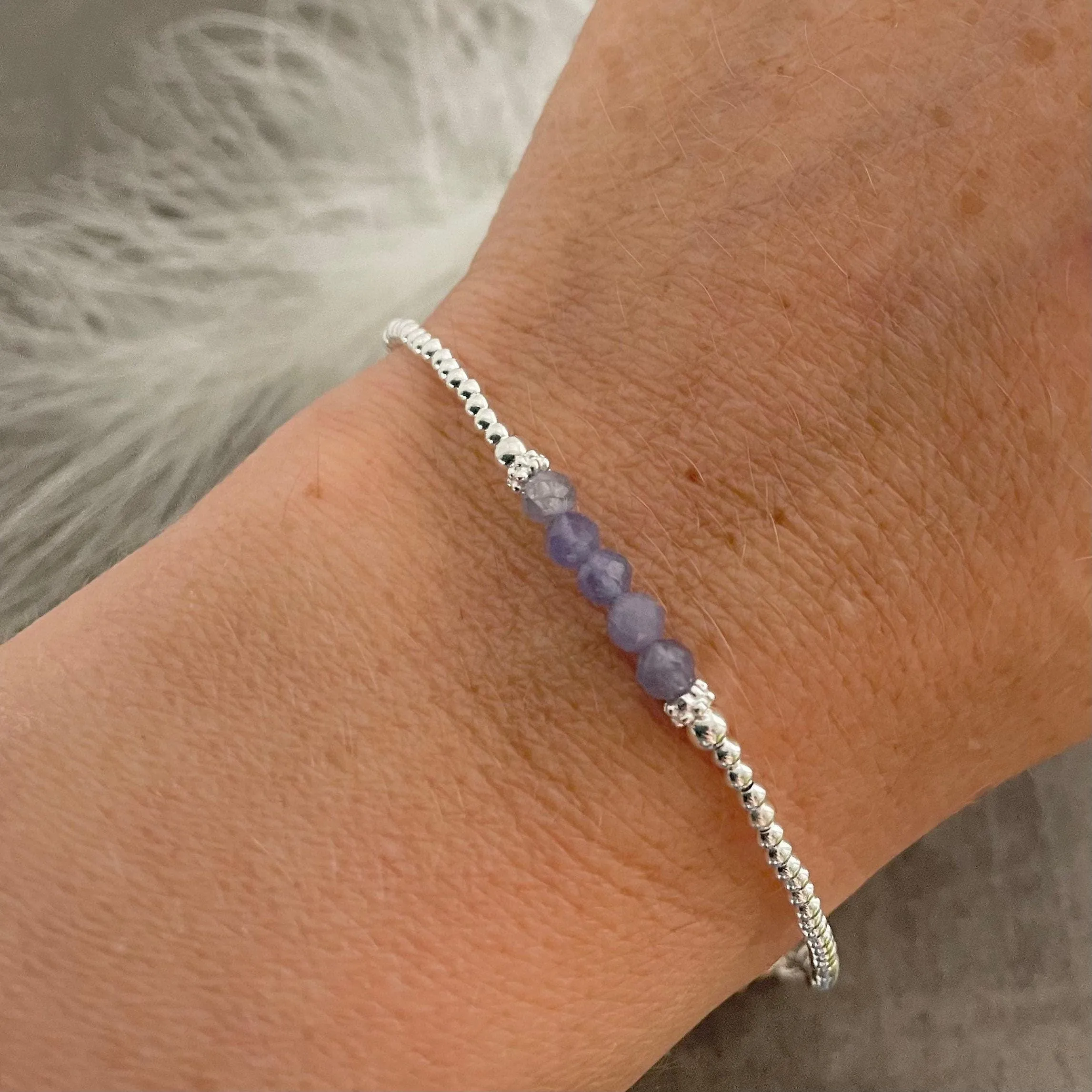 Tanzanite Bracelet, December Birthstone
