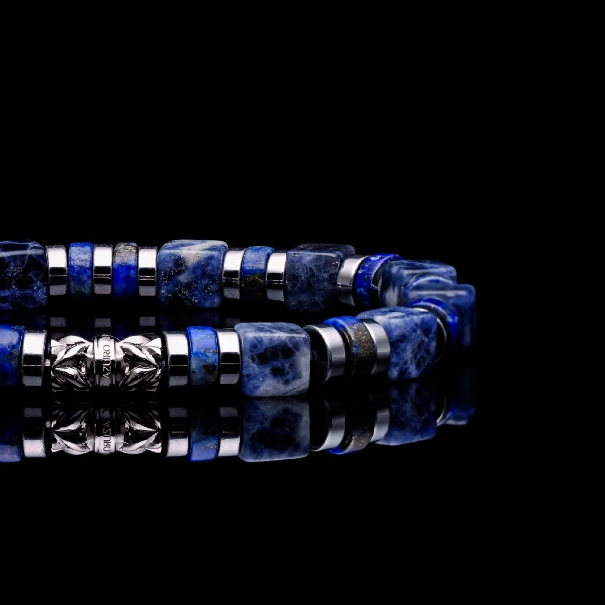 The Ocean | Lapis Beaded Bracelet