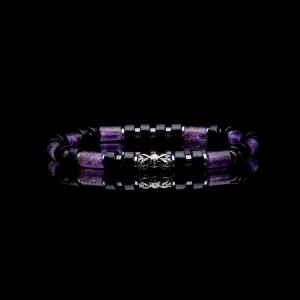 The Purple Heart | Amethyst Beaded Bracelet