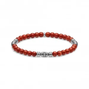 Thomas Sabo Red Lucky Charm Beaded Bracelet A1927-062-10