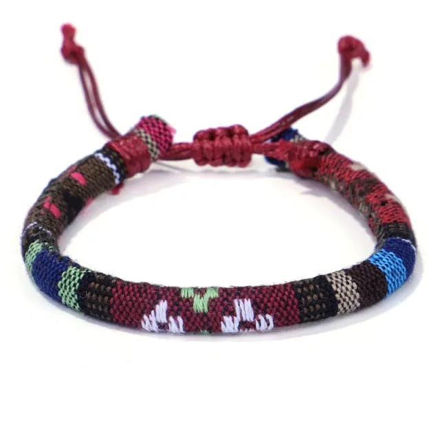Thread Rope Bracelet | Woven Bracelet | Friendship Bracelet | Colorful Handmade Thread Bracelet | Unisex Bracelet | Ethnic Thread Bracelet