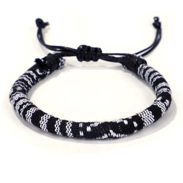 Thread Rope Bracelet | Woven Bracelet | Friendship Bracelet | Colorful Handmade Thread Bracelet | Unisex Bracelet | Ethnic Thread Bracelet