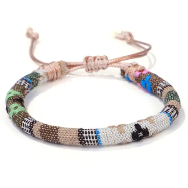 Thread Rope Bracelet | Woven Bracelet | Friendship Bracelet | Colorful Handmade Thread Bracelet | Unisex Bracelet | Ethnic Thread Bracelet