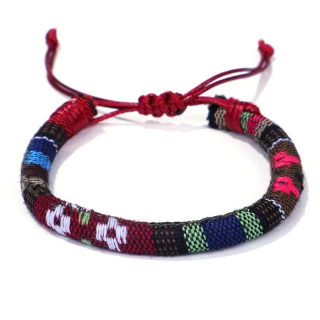 Thread Rope Bracelet | Woven Bracelet | Friendship Bracelet | Colorful Handmade Thread Bracelet | Unisex Bracelet | Ethnic Thread Bracelet
