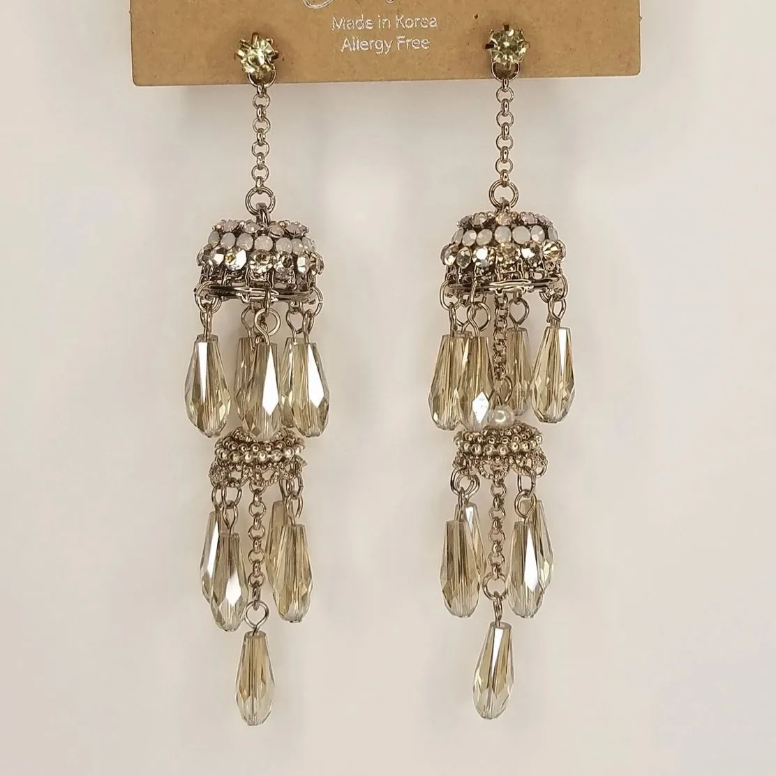Tiered Chandelier Dangle Earrings