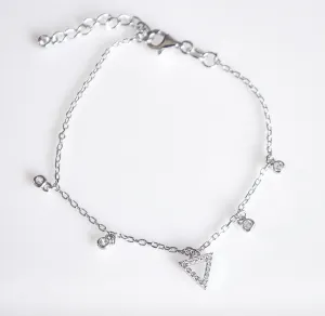 Triangle Sparkle Boho Bracelet