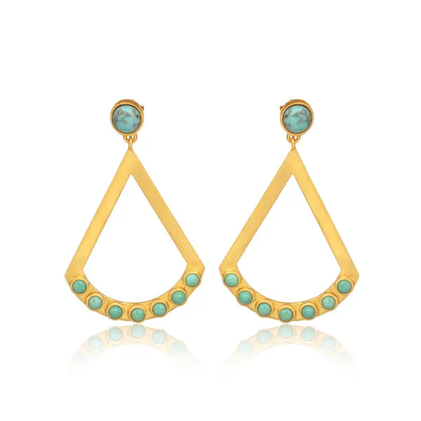 Turquoise Drop Earrings