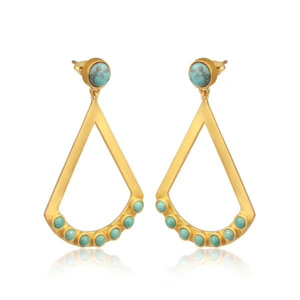 Turquoise Drop Earrings