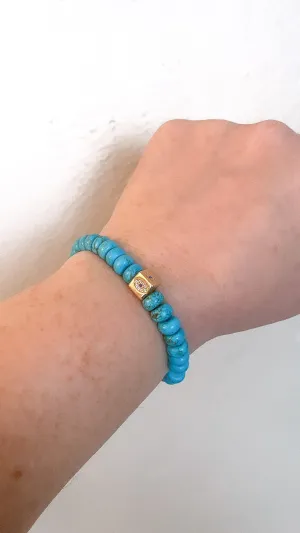Turquoise Evil Eye Bracelet
