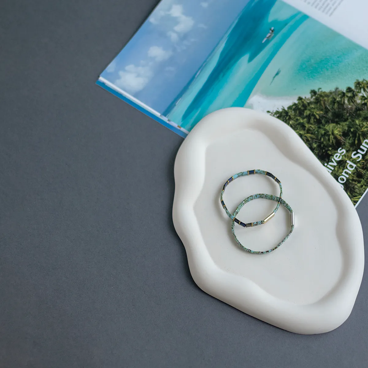 Turquoise Tila Bracelet