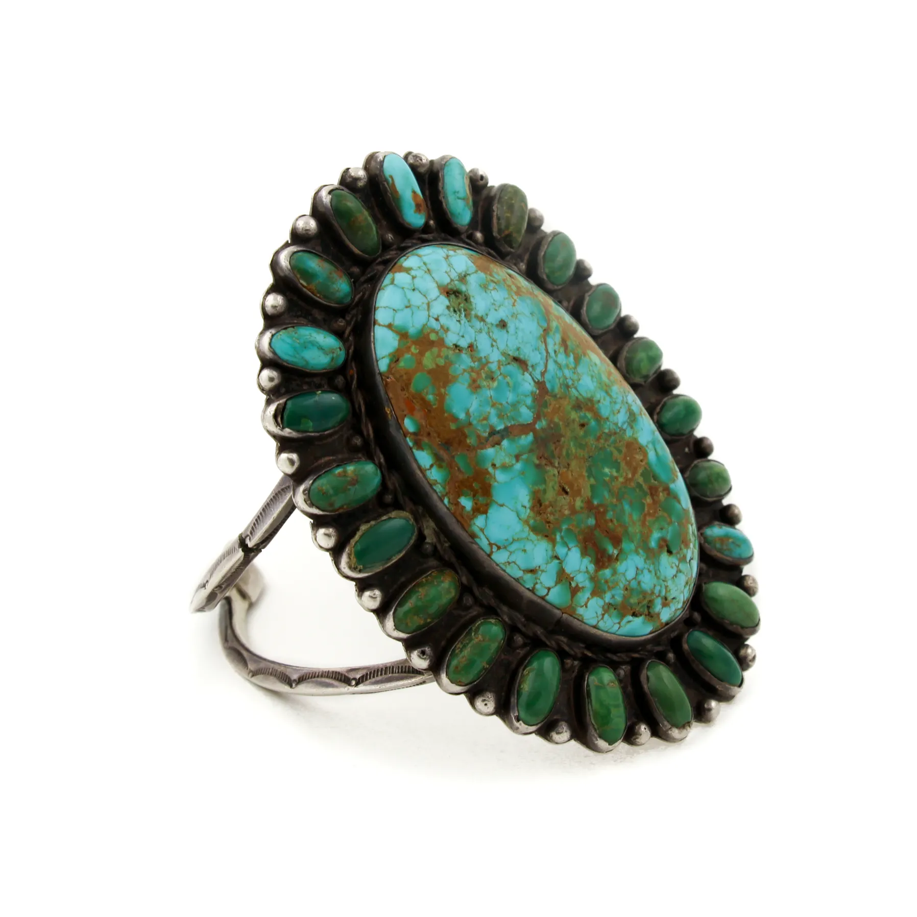 Turquoise Vintage Navajo Cuff 1960