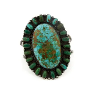 Turquoise Vintage Navajo Cuff 1960