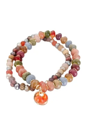 Two Strand Stone Bracelet