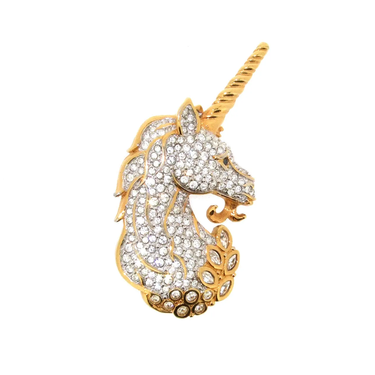 Unicorn Brooch by Swarovski