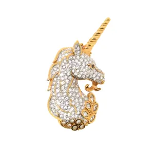 Unicorn Brooch by Swarovski