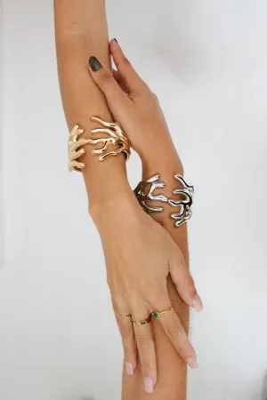 Velani Jewelry Coral Statement Bracelet