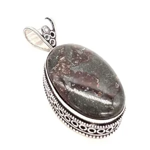 Vintage Look Eudialyte Gemstone 925 Sterling Silver Jewellery Pendant Gift for Her