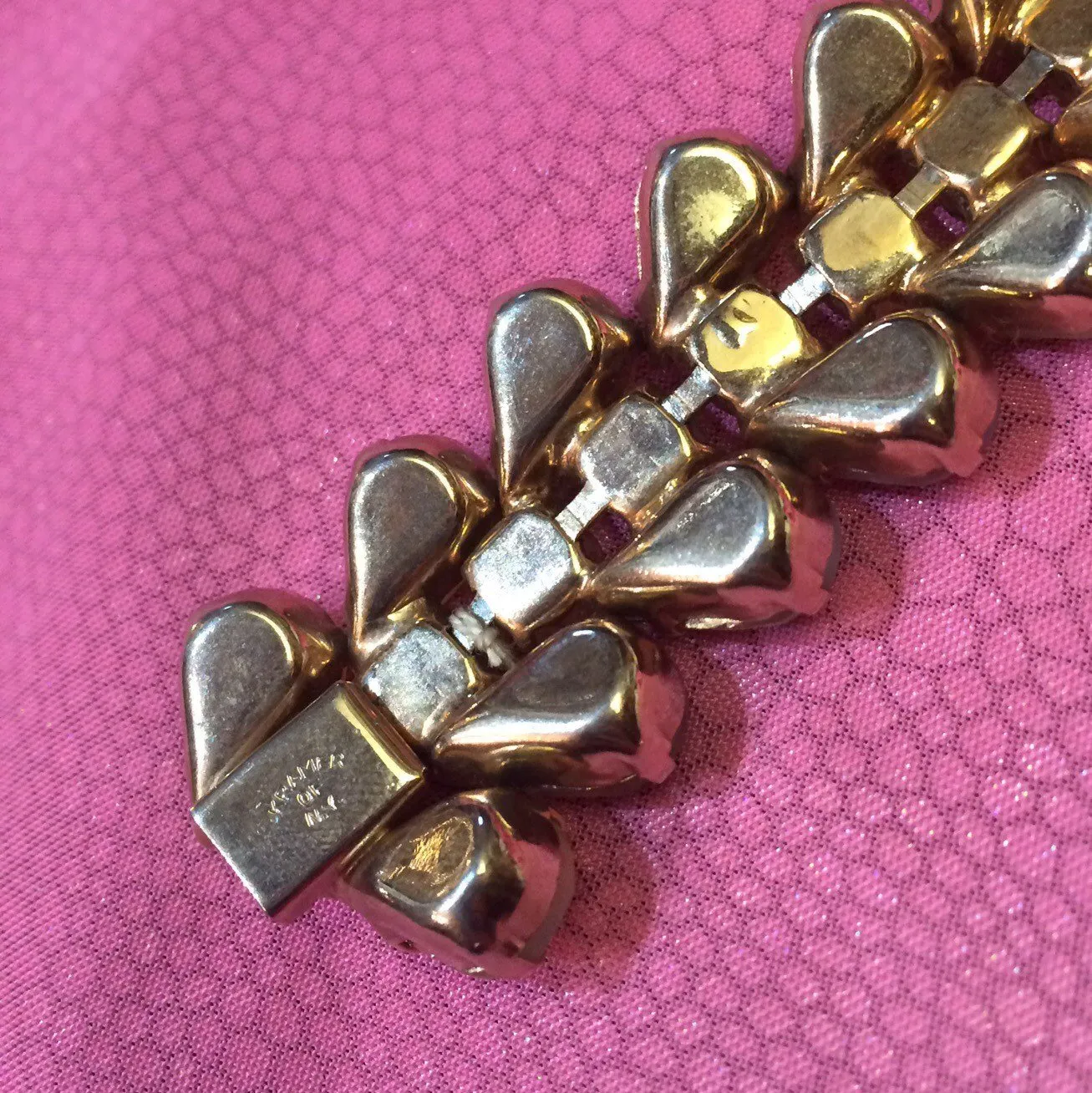 Vintage Opal Glass bracelet by Kramer