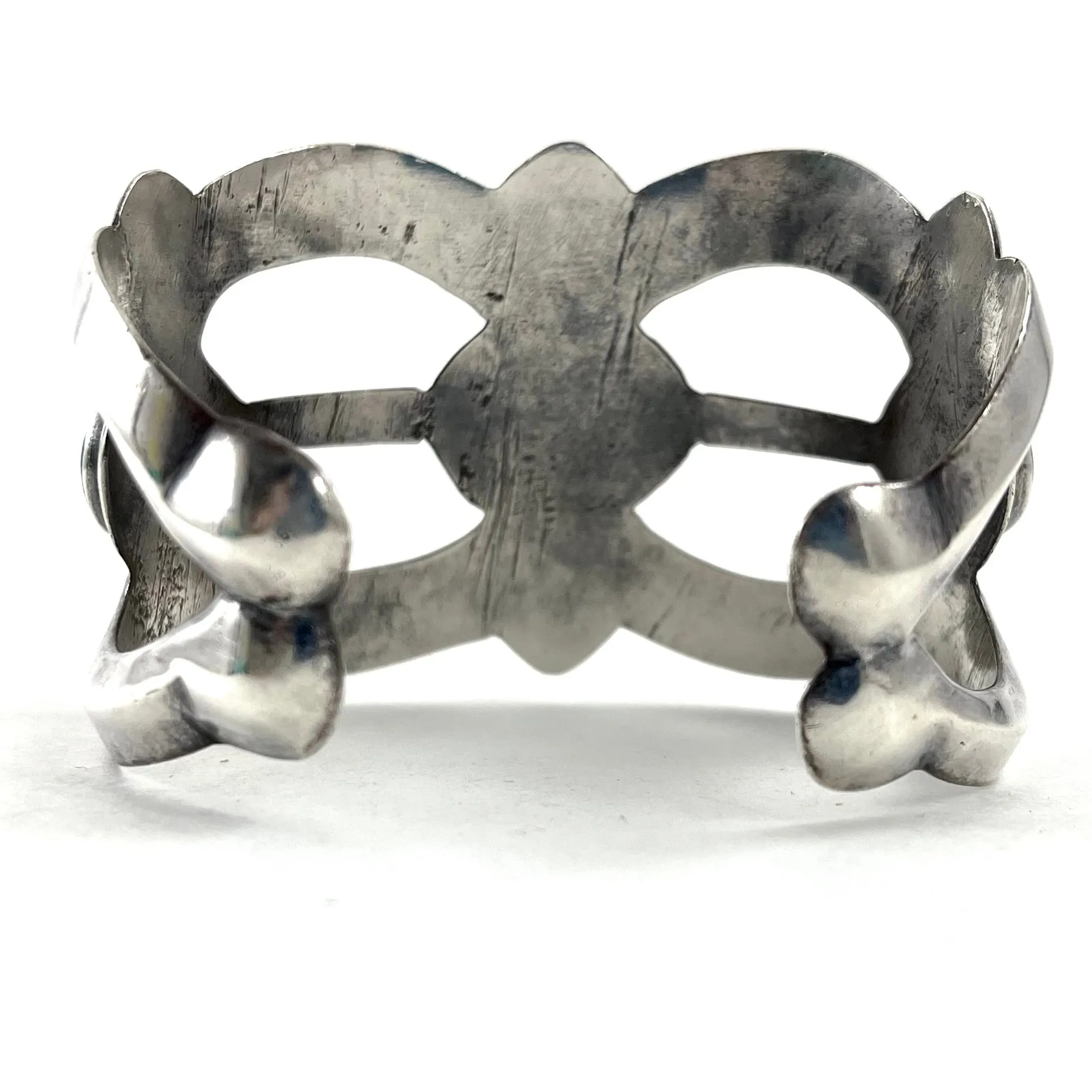 Vintage Sandcast Bracelet<br>Three Stones