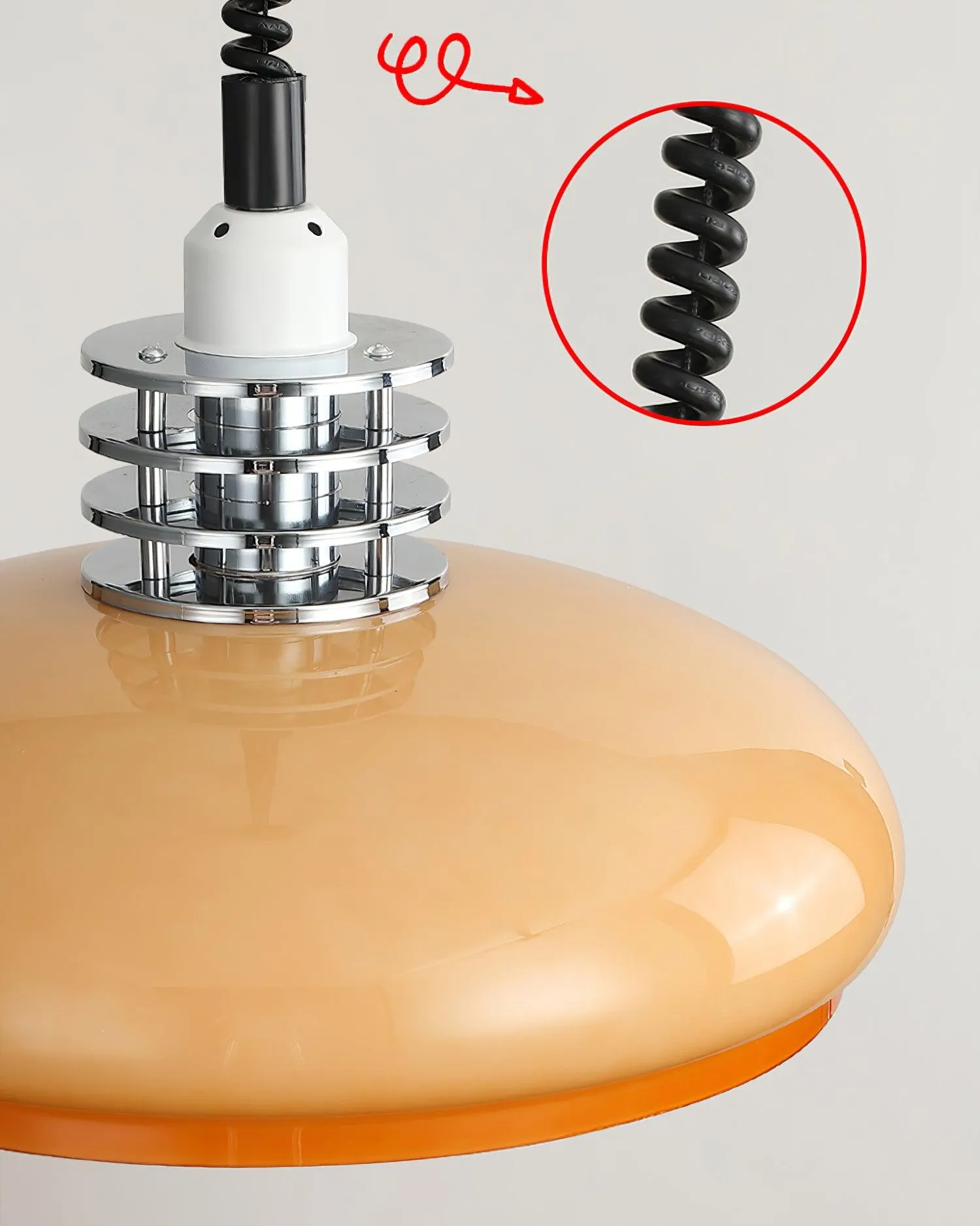 Vistosi Pendant Lamp 13.8″- 9.8″