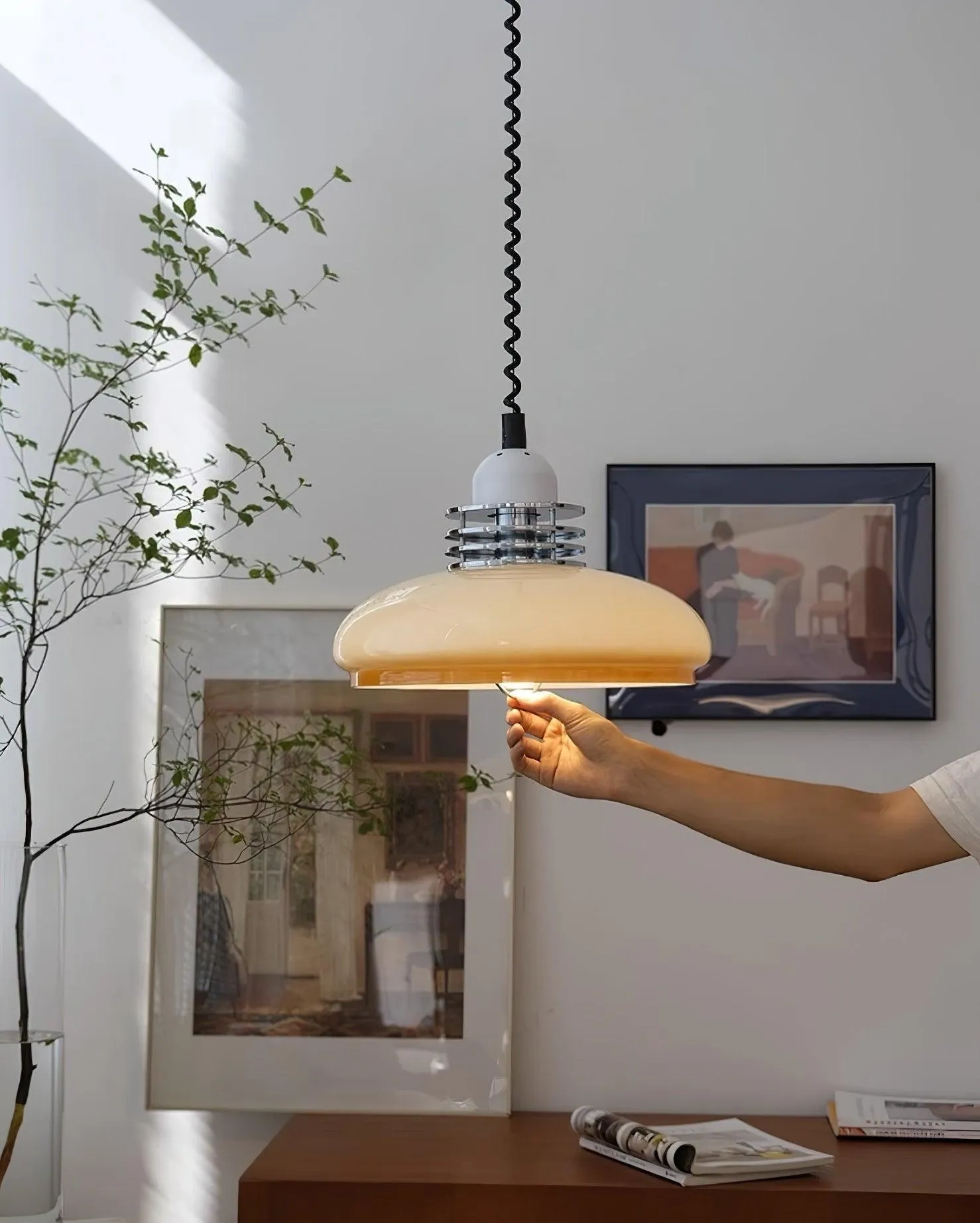 Vistosi Pendant Lamp 13.8″- 9.8″