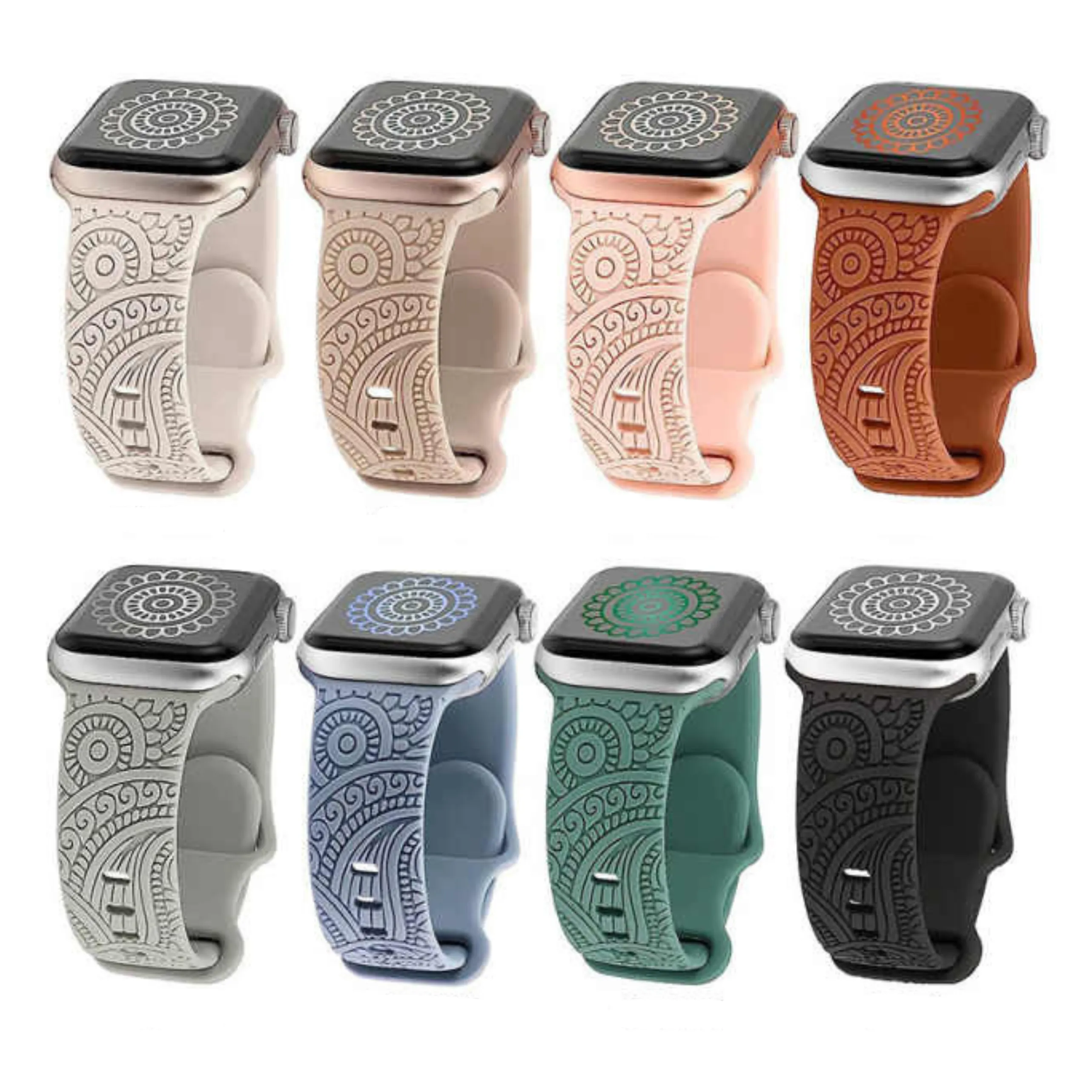 Watch Band - Silicone Paisley