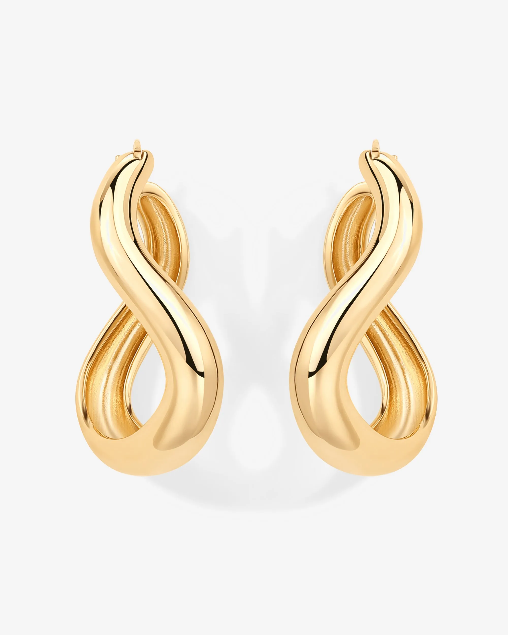 Wavy Statement Hoops
