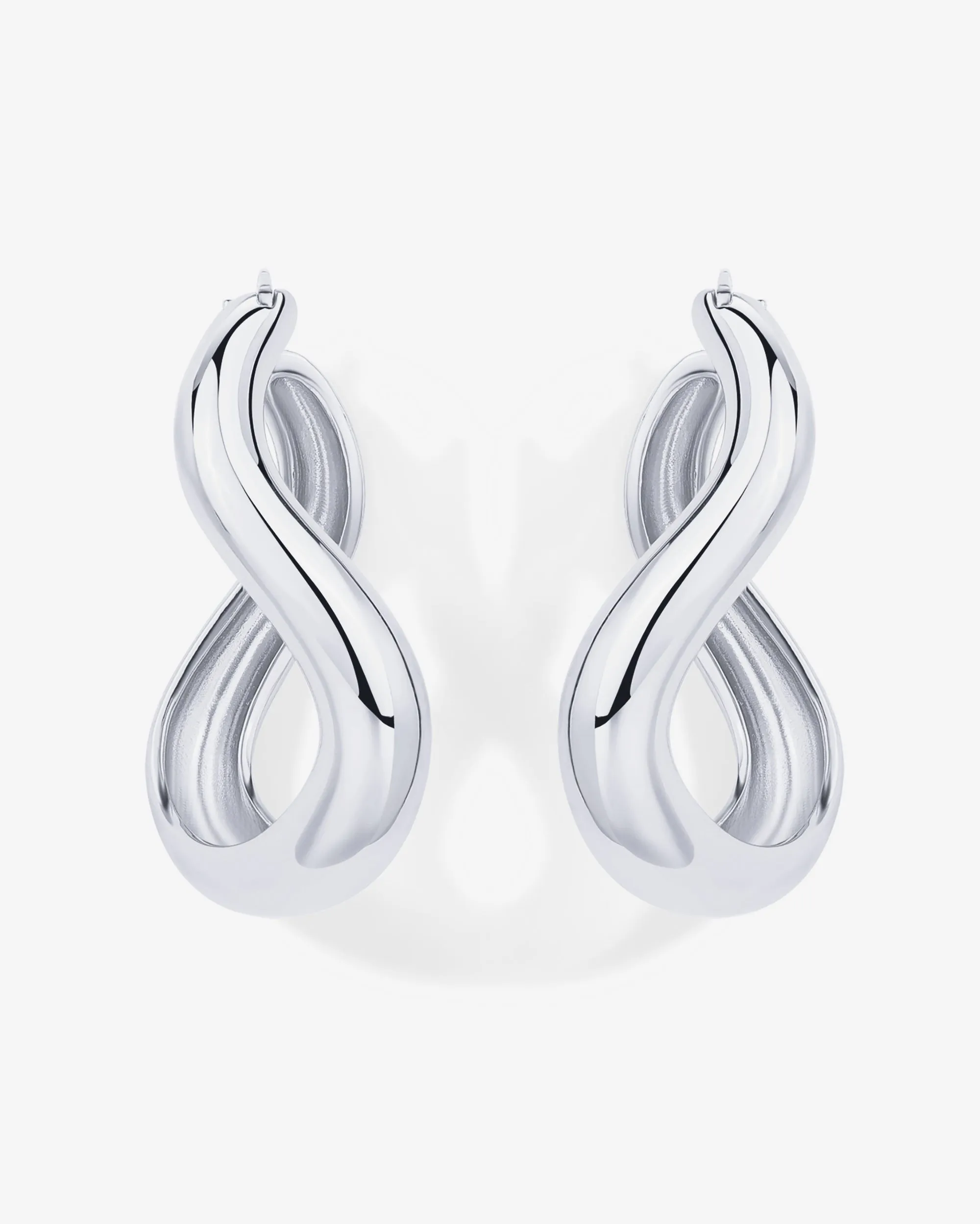 Wavy Statement Hoops