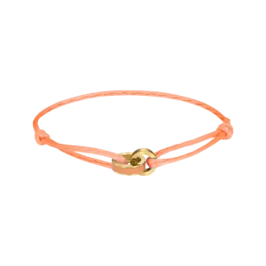 WEWA CORD APRICOT CRUSH CHIP BRACELET