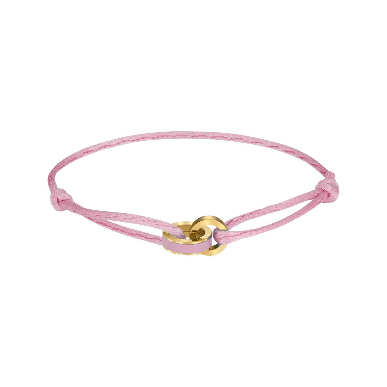 WEWA CORD FONDANT PINK CHIP BRACELET
