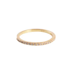 White Topaz stackable Ring