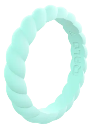 Women's Stackable Twist Silicone Ring