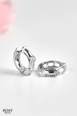 Zircon Hoop (017) Earring